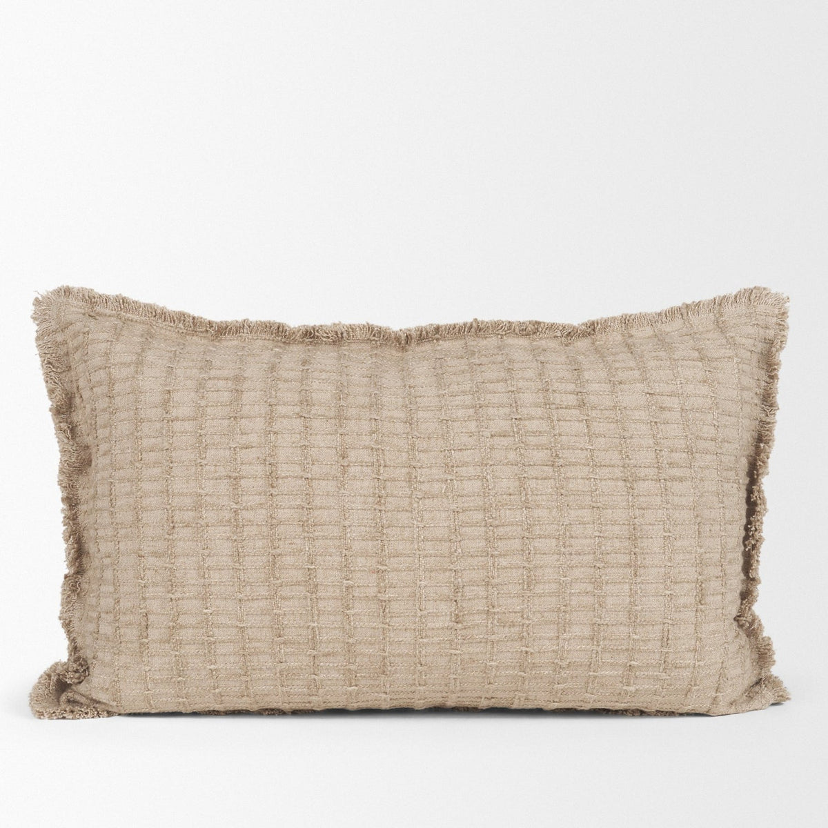 Mercana Thatch Lumbar Sand Pillow Cover w/Down Filler