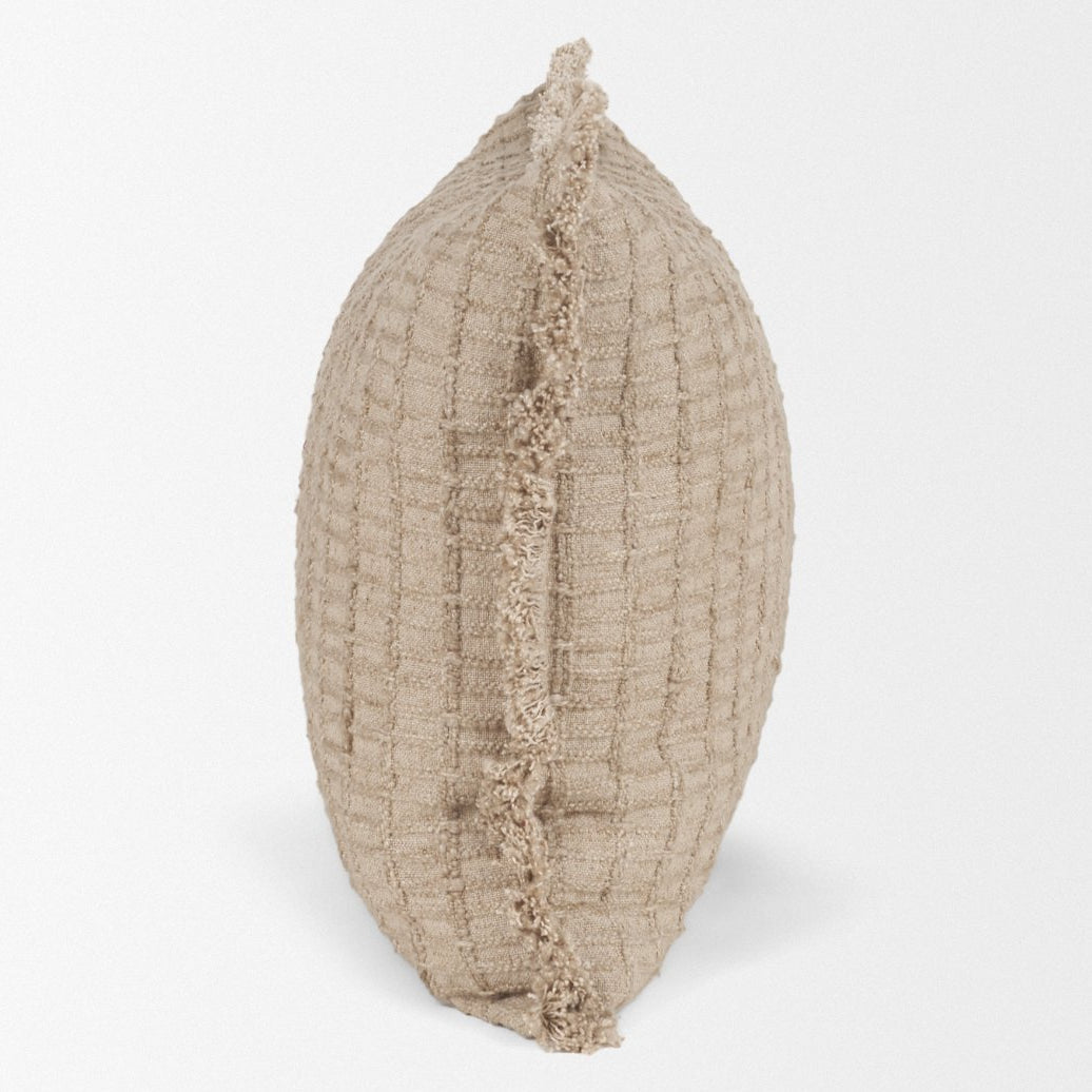 Mercana Thatch Lumbar Sand Pillow Cover w/Down Filler