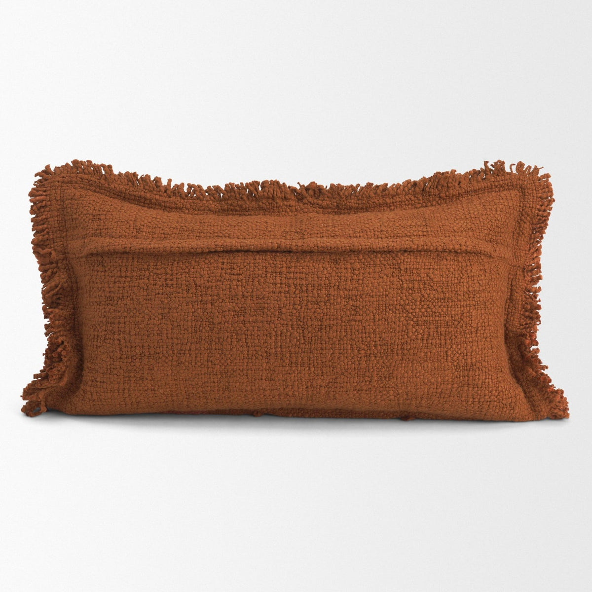 Mercana Kambal Copper Rust Cotton Pillow Cover w/Down Filler