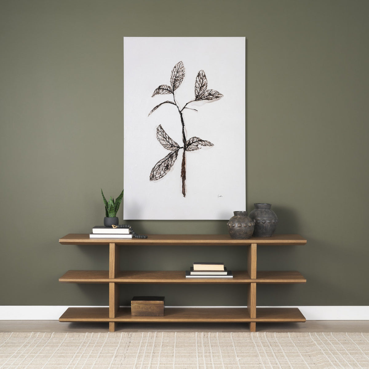 Mercana Douro Medium Earthy Brown Dotted Vase