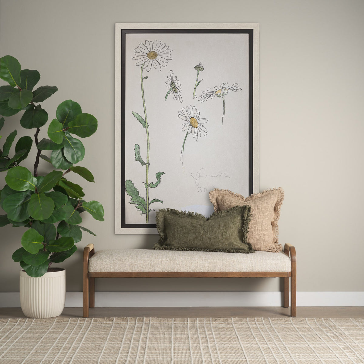 Mercana Kambal Evergreen Cotton Decorative Pillow Cover