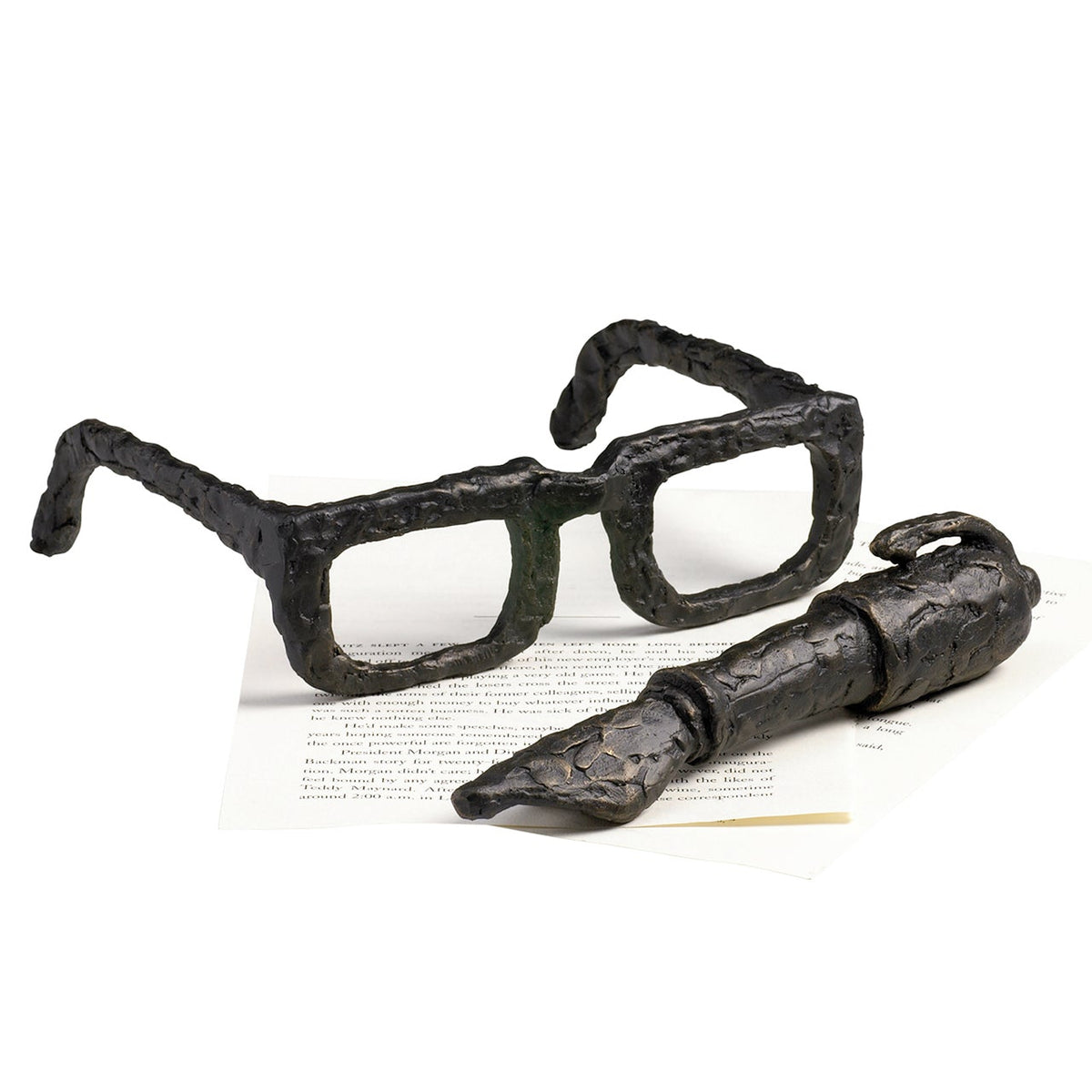 Cyan Design Spectacles Sculptire sculpture, old world iron