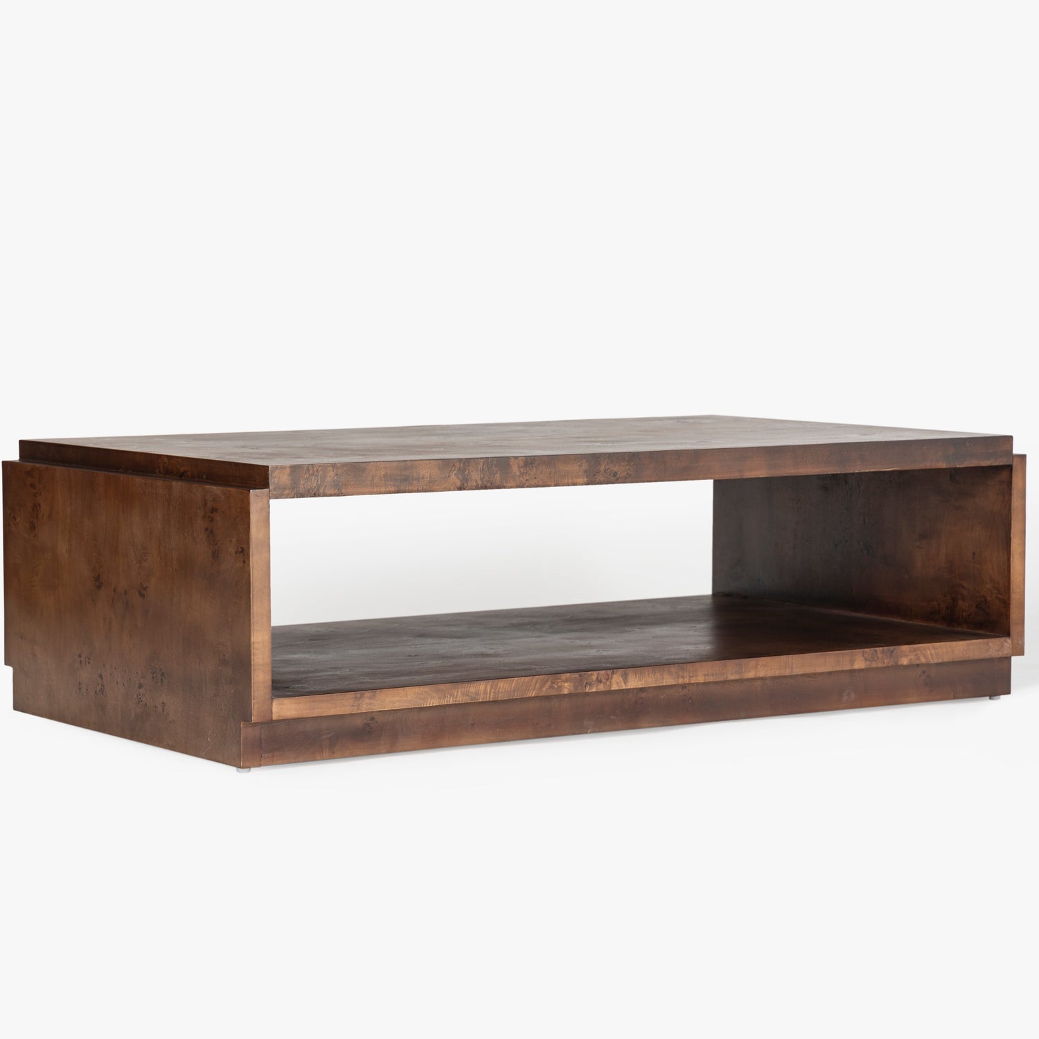 Co. House Designs Wesley Burl Dark Coffee Table product view