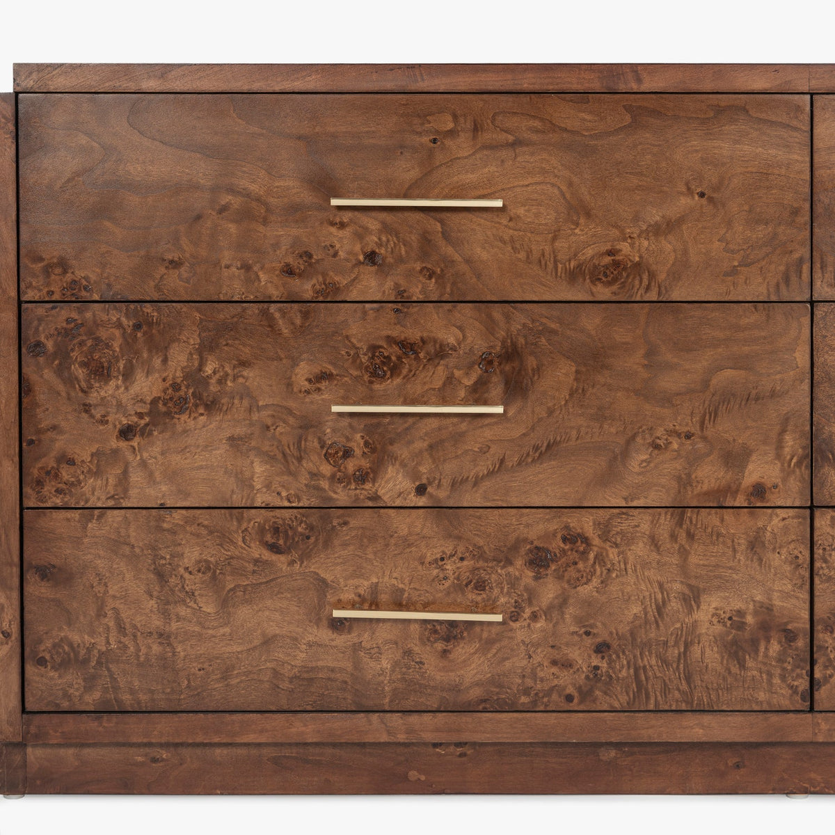 Co. House Designs Wesley 6-Drawer Burl Dark Dresser product view (view 5)