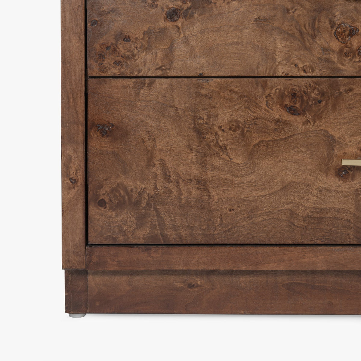 Co. House Designs Wesley 6-Drawer Burl Dark Dresser product view (view 14)