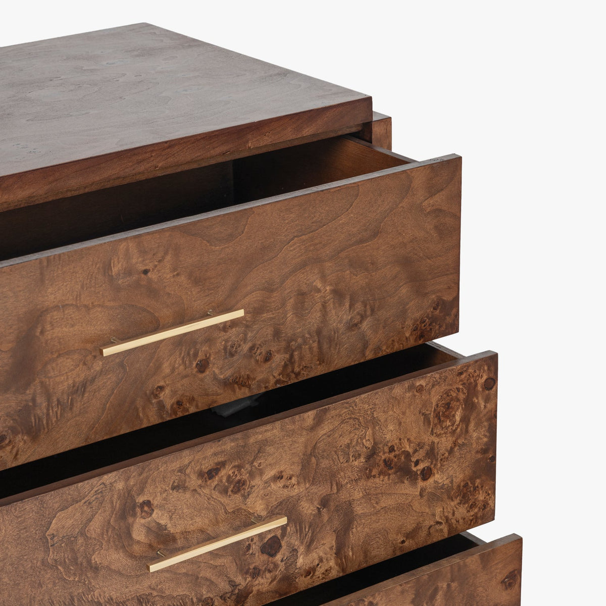 Co. House Designs Wesley 6-Drawer Burl Dark Dresser product view (view 9)