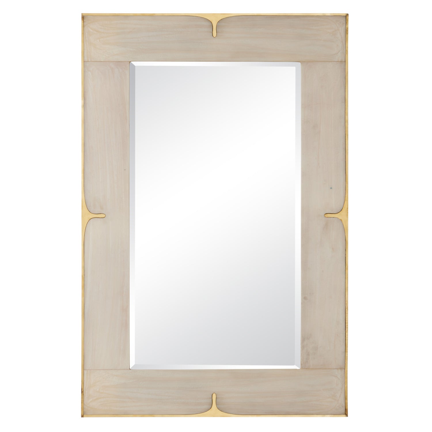 Currey & Co Orin Ivory Mirror