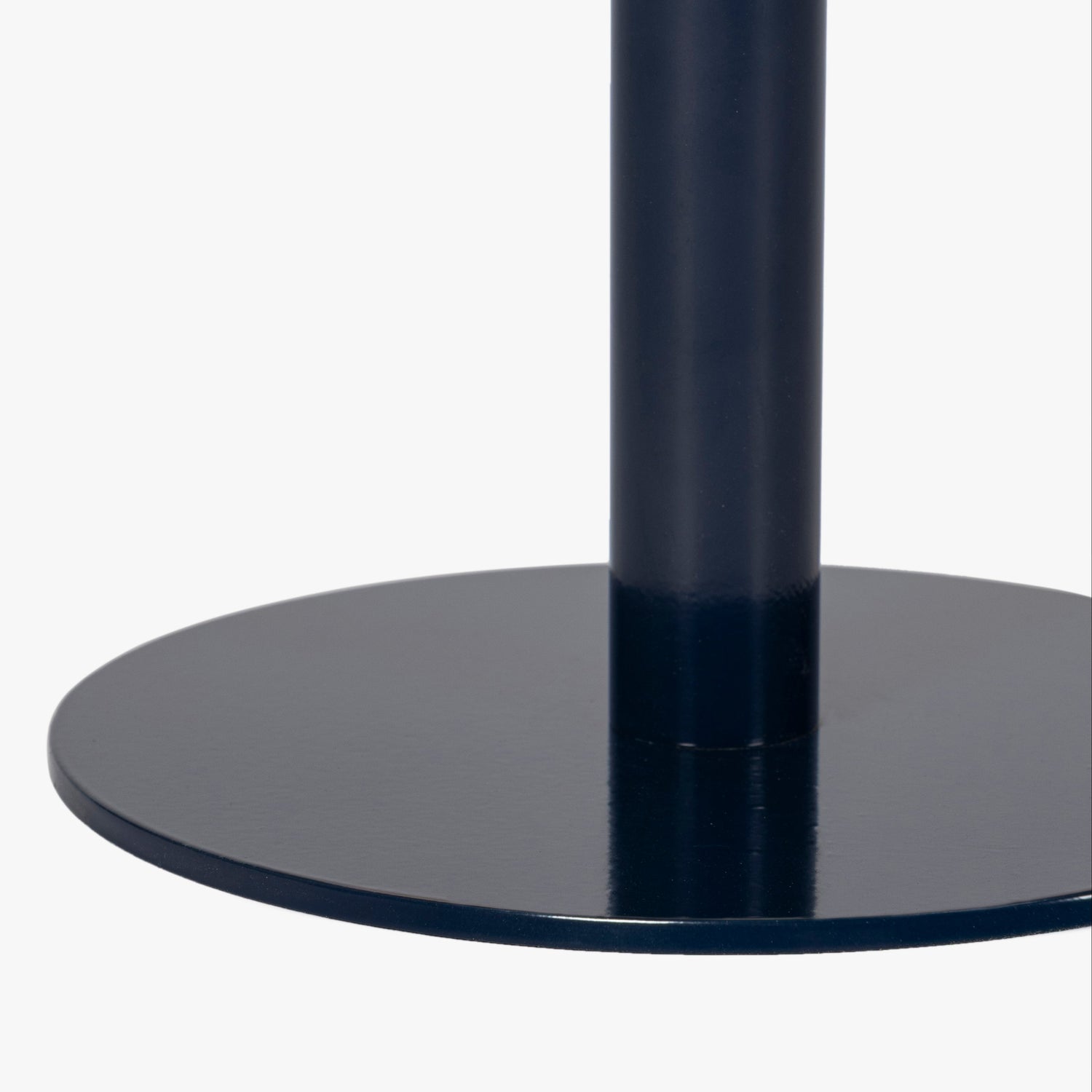 Co. House Designs Calder Leather Oxford Blue Drink Table