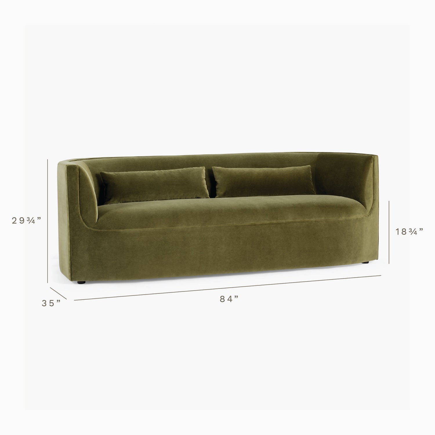 Co. House Designs Santo Balsam 7FT Sofa