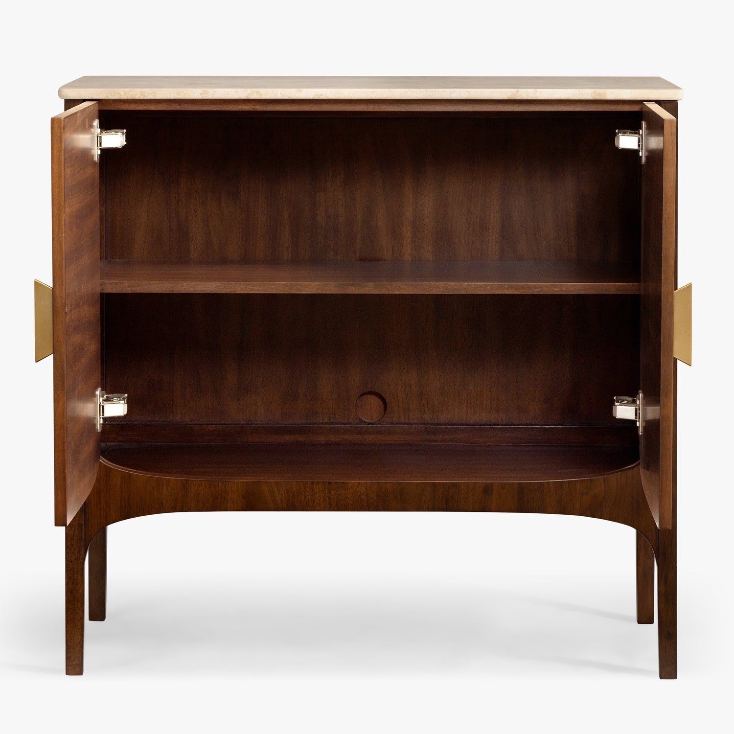 Co. House Designs Fontaine Walnut Cabinet
