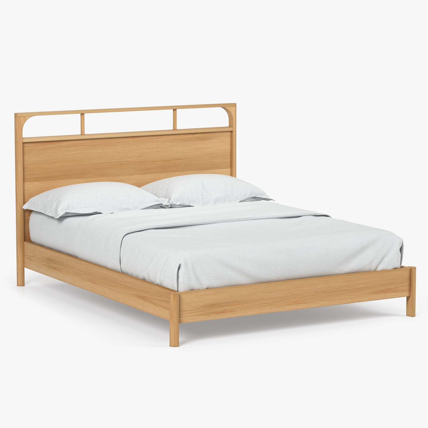 Co. House Designs Cali Oak Natural Bed