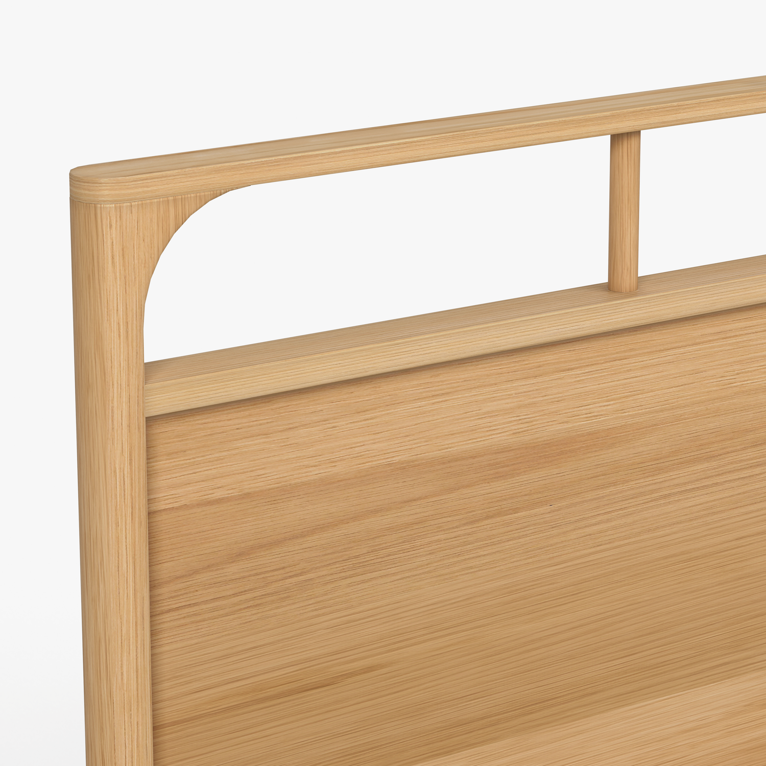 Co. House Designs Cali Oak Natural Bed