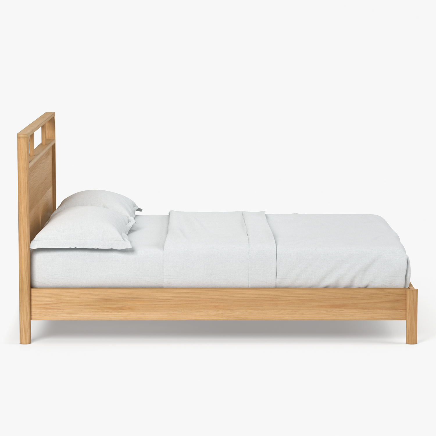 Co. House Designs Cali Oak Natural Bed