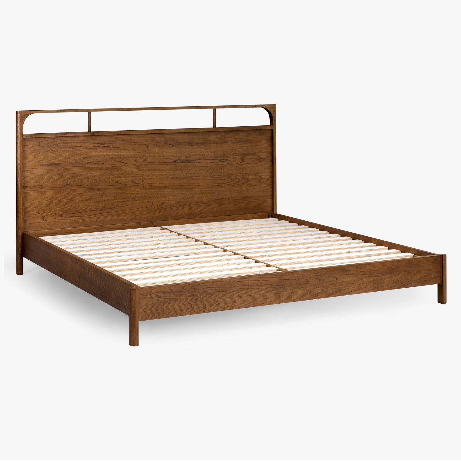 Co. House Designs Cali Oak Walnut Bed