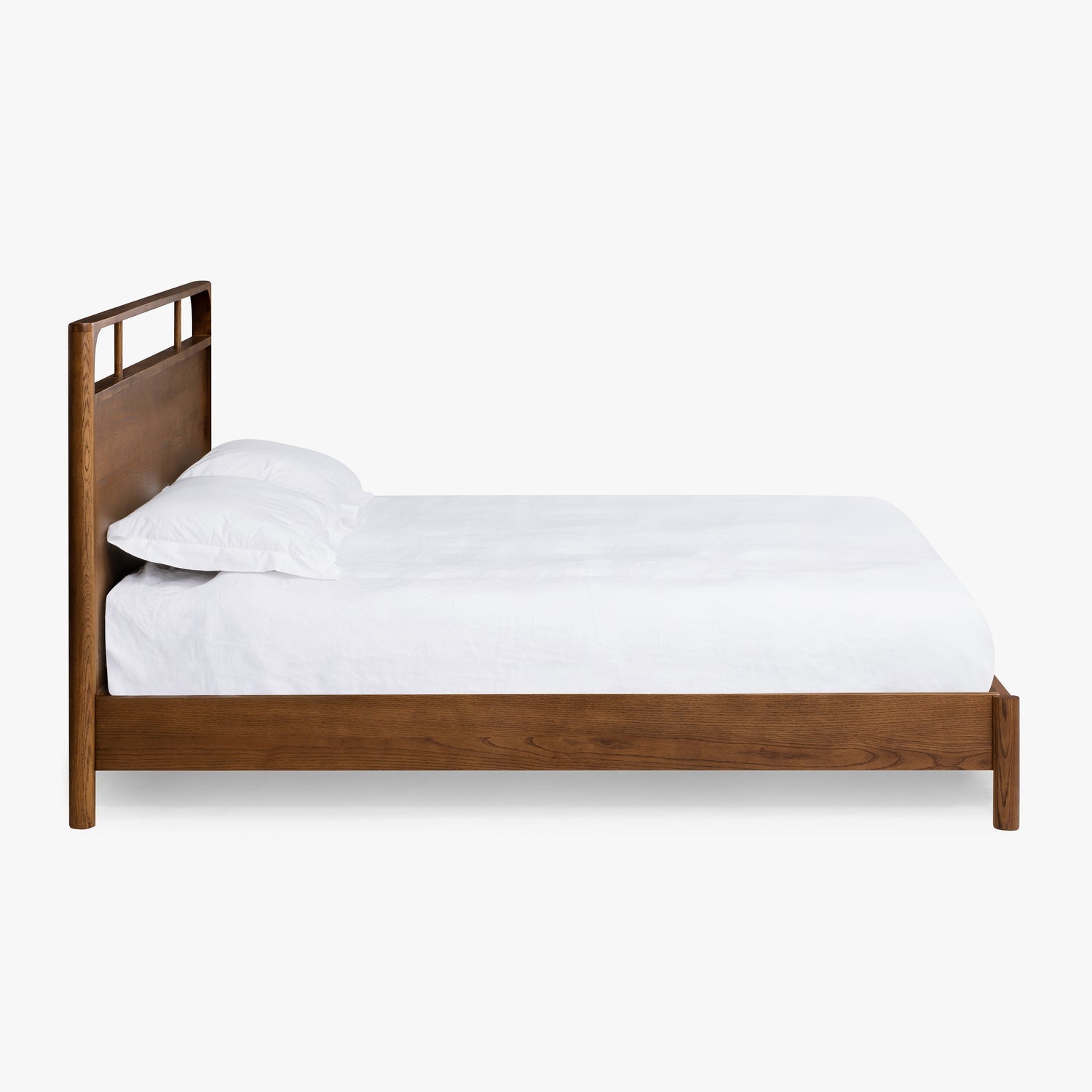 Co. House Designs Cali Oak Walnut Bed
