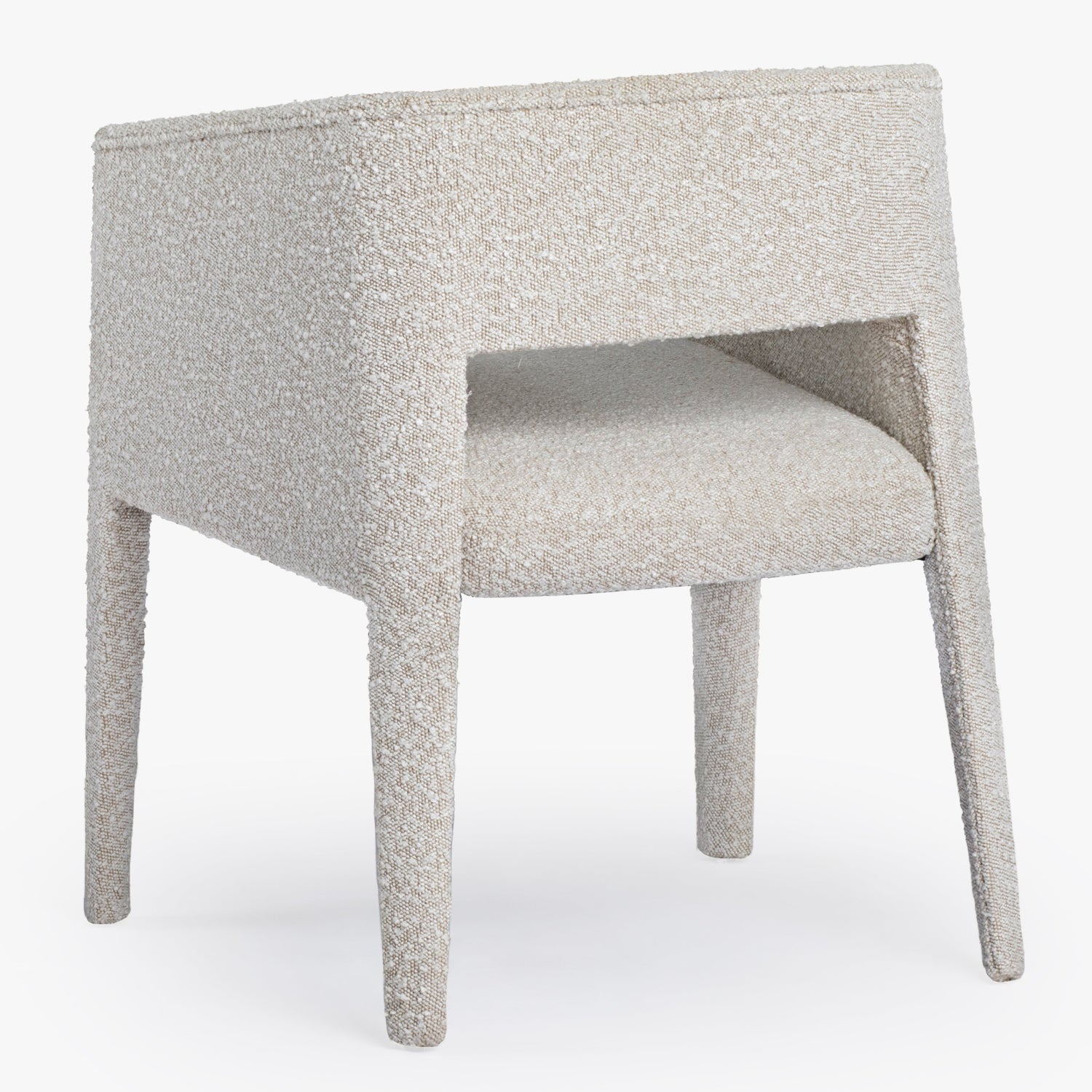 Co. House Designs Nico White Dining Armchair