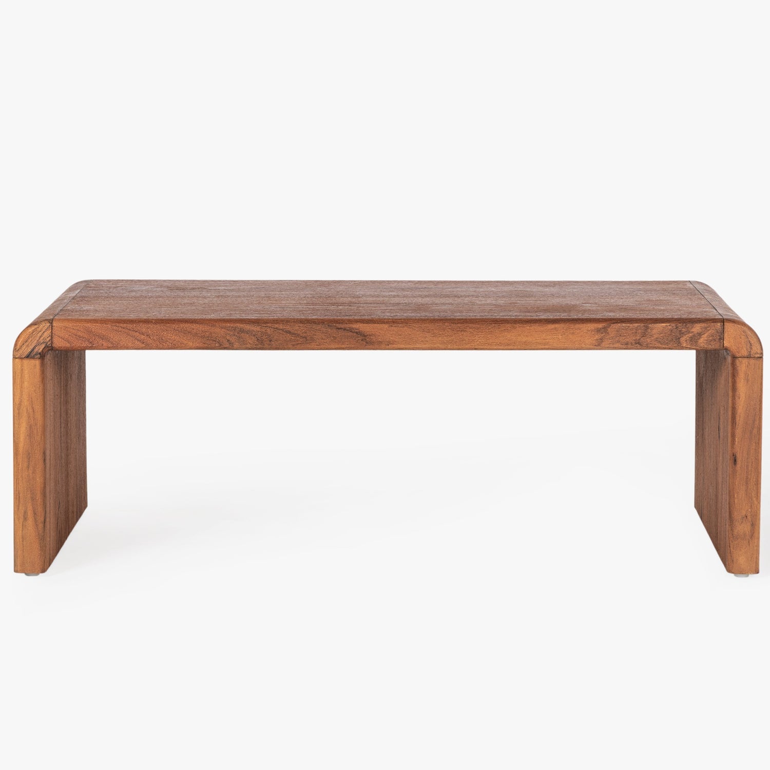 Front view of the Co. House Designs Talakona Walnut Coffee Table