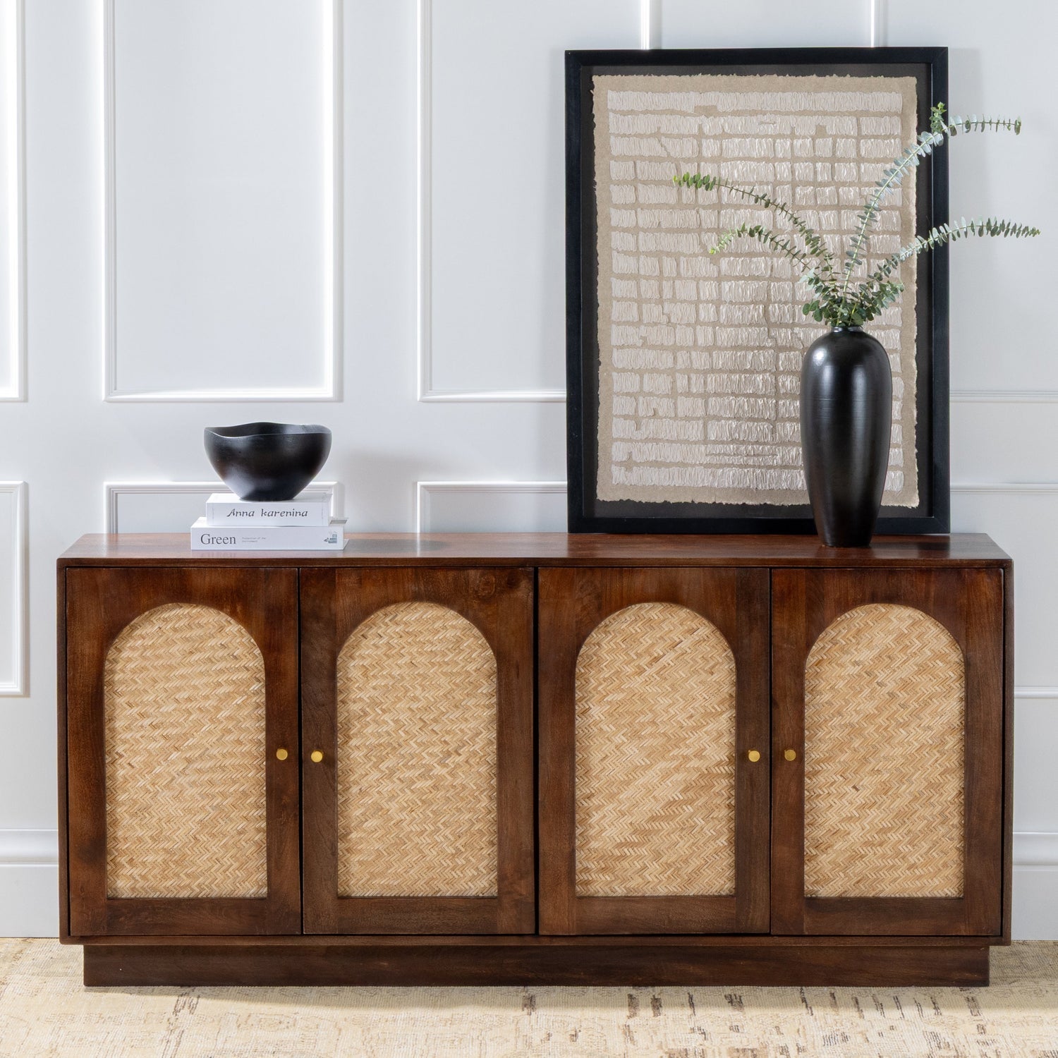 Co. House Designs Kota Walnut Sideboard