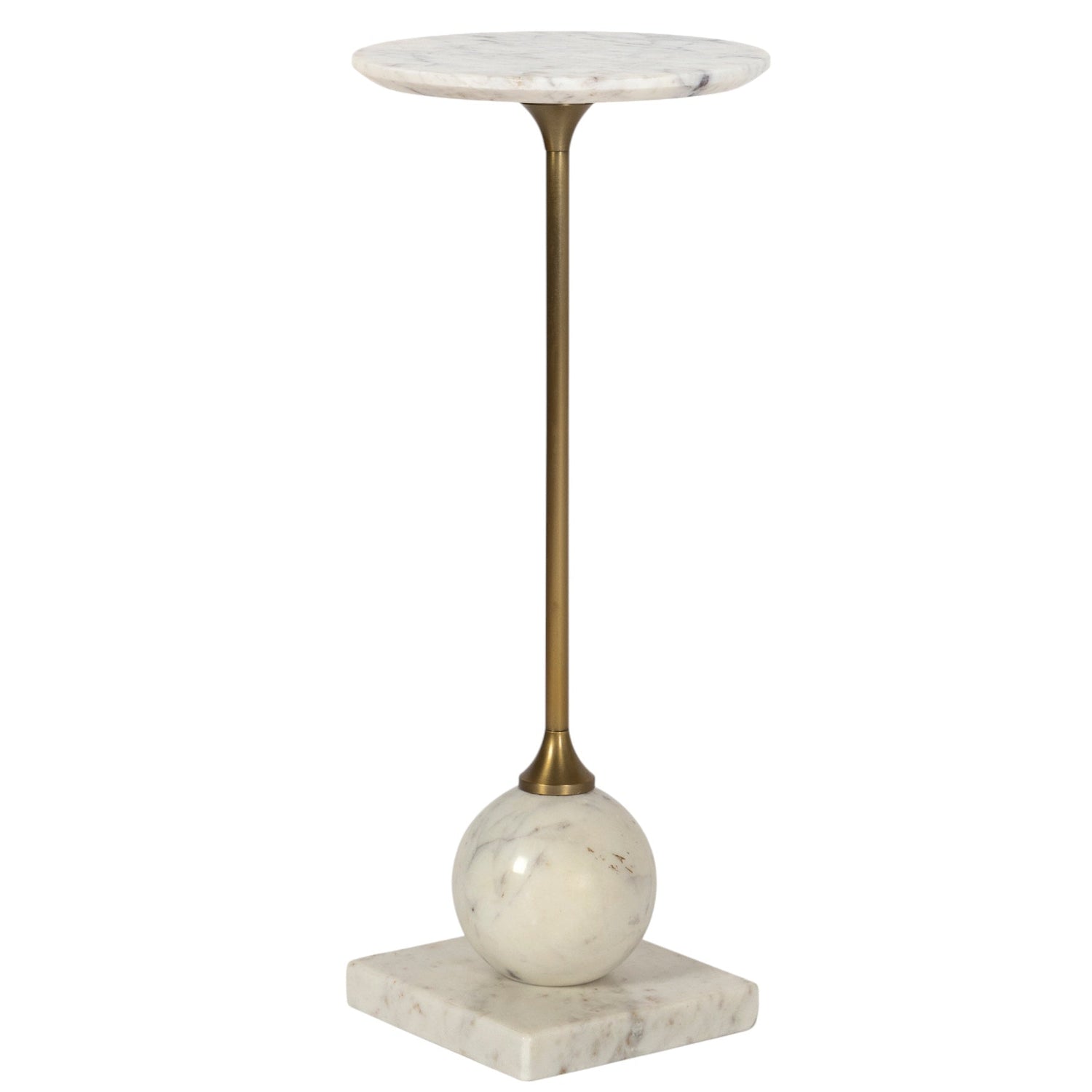Co. House Designs Laura White Drink Table