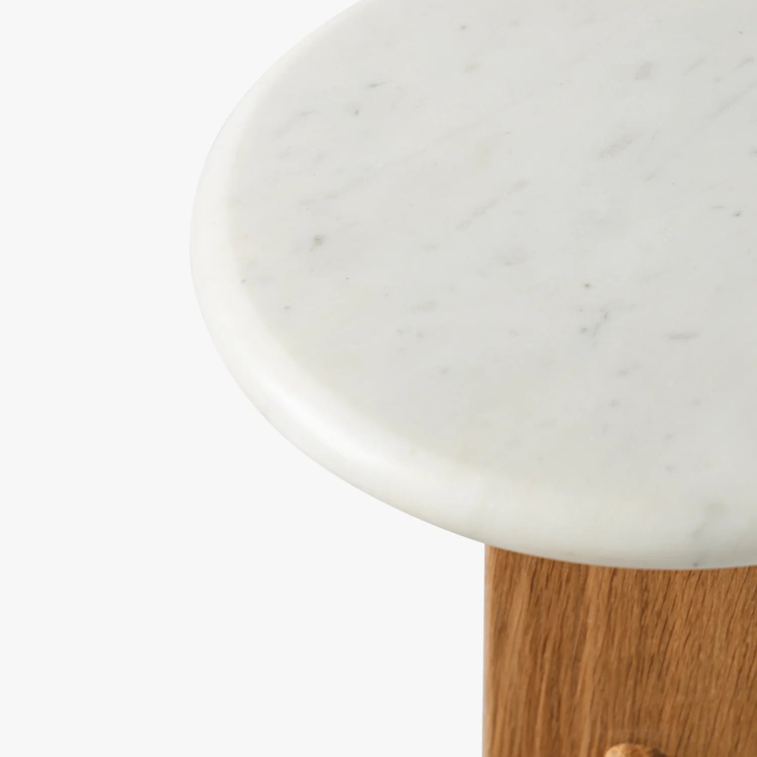 Co. House Designs Ellen White/Natural Drink Table