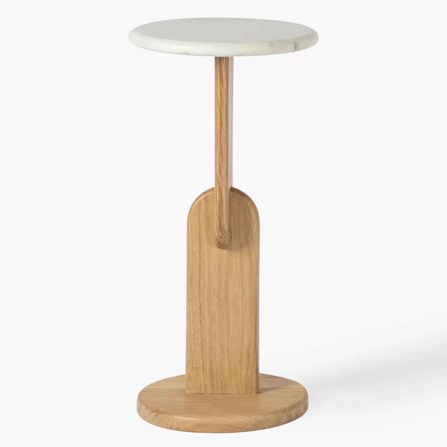 Co. House Designs Ellen White/Natural Drink Table