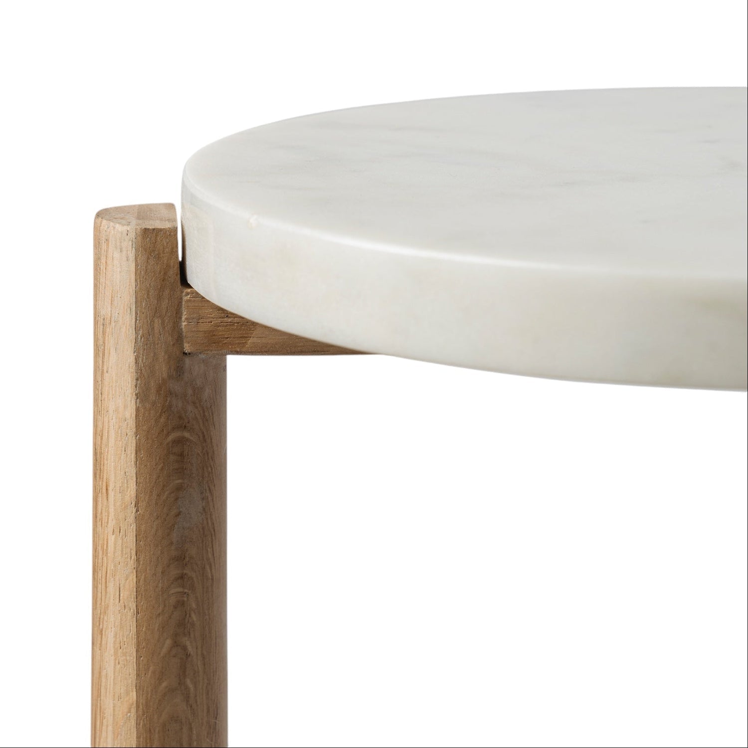 Co. House Designs Jarett White/Natural Drink Table