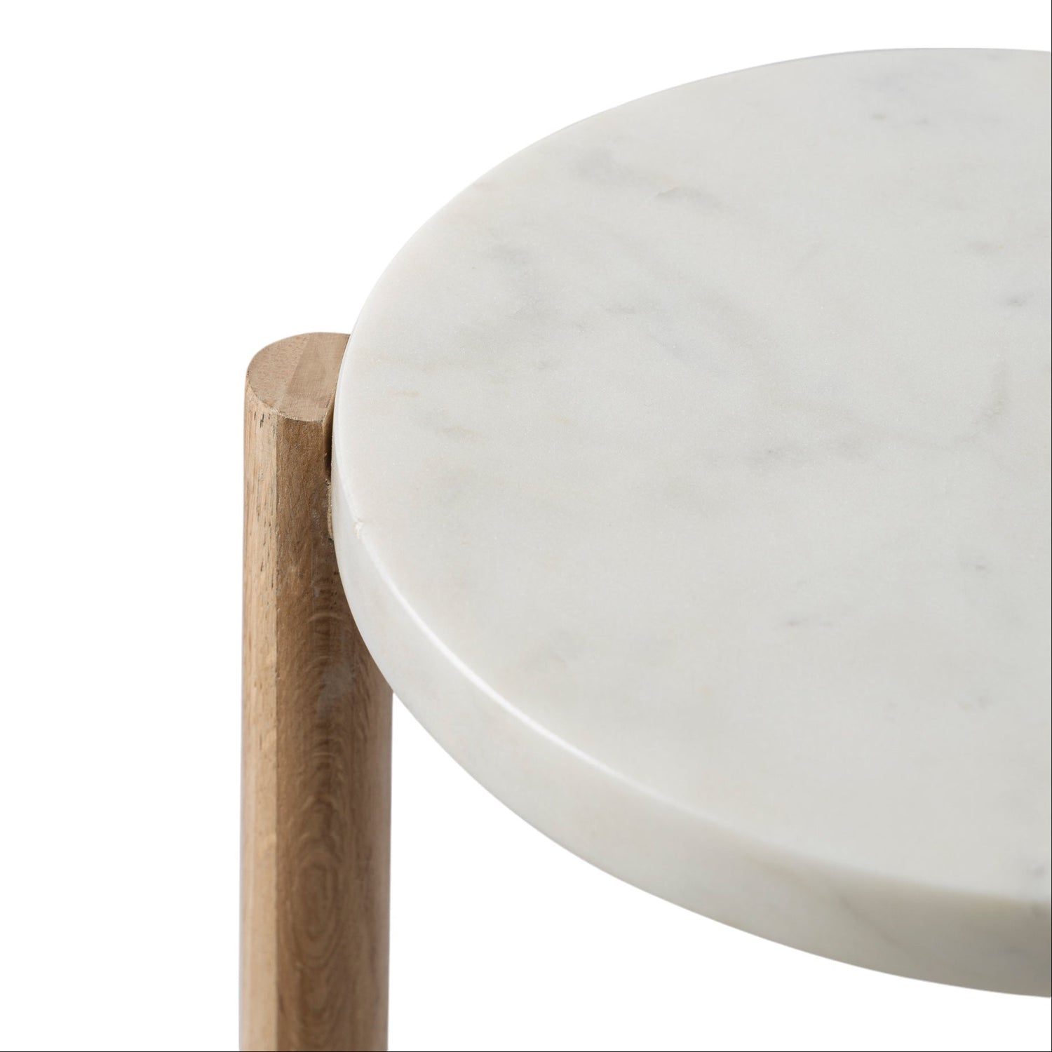 Co. House Designs Jarett White/Natural Drink Table