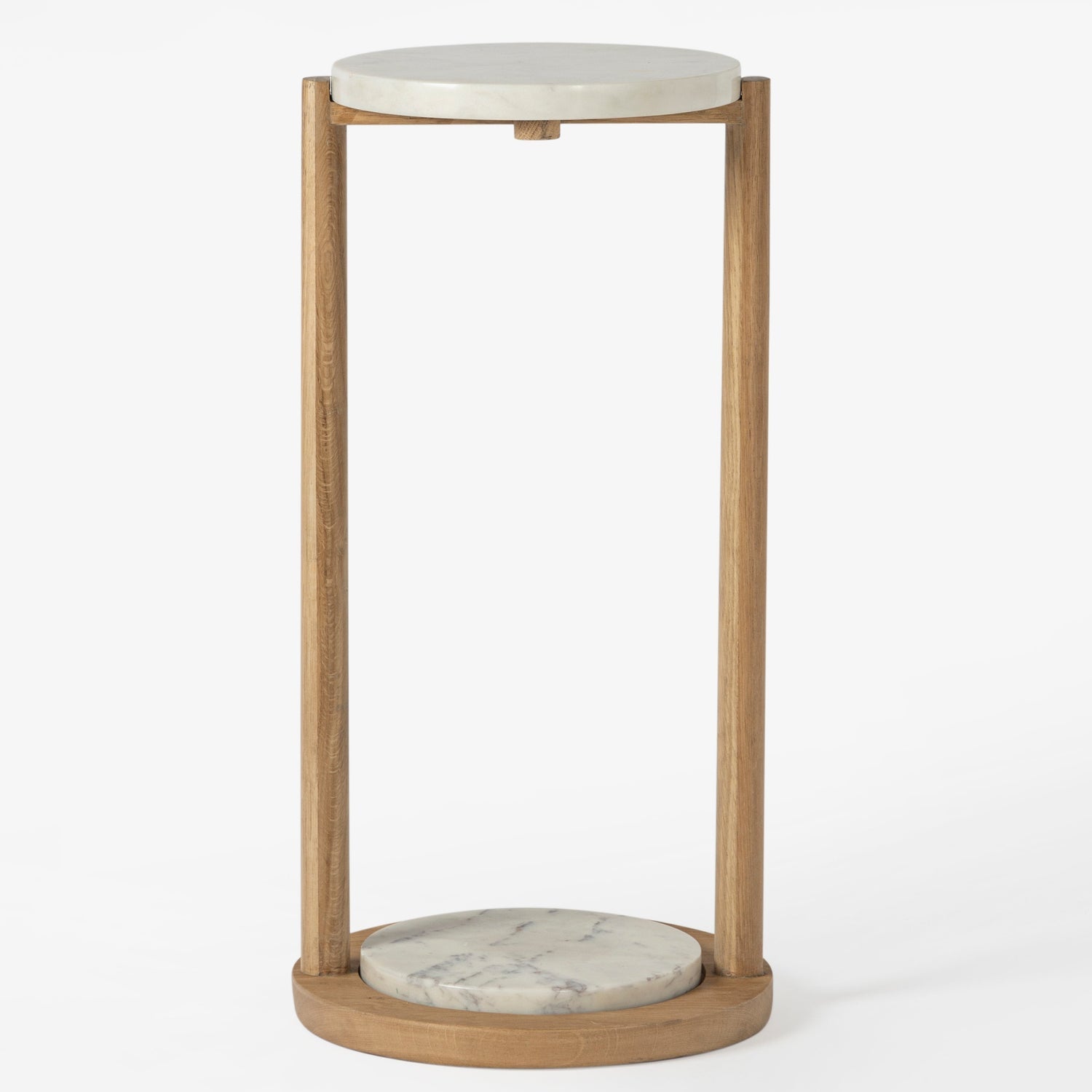 Co. House Designs Jarett White/Natural Drink Table