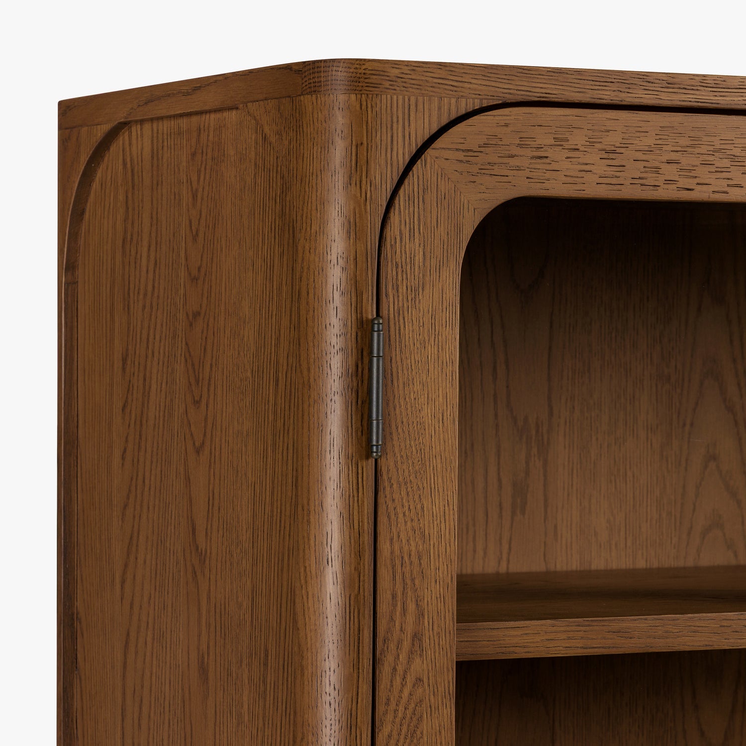 Co. House Designs Cali Walnut Display Cabinet
