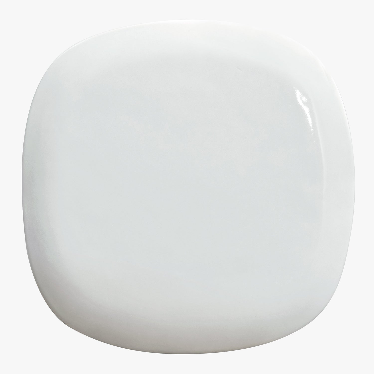 Co. House Designs Garner White Side Table