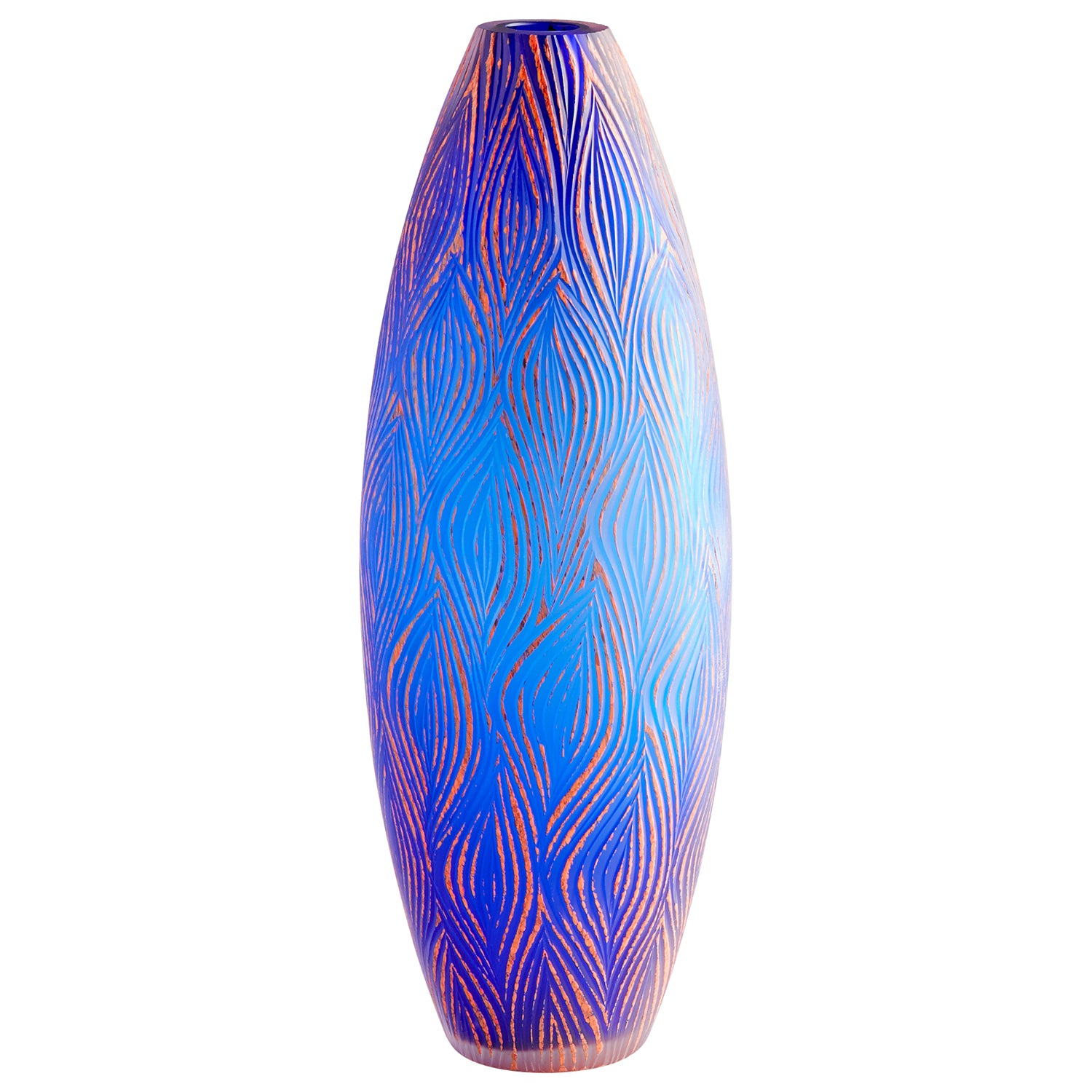 Cyan Design Fused Groove Vase