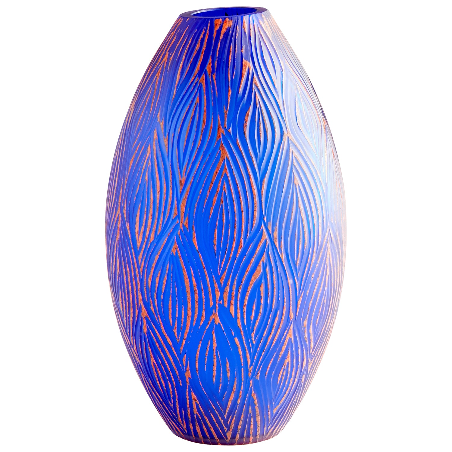 Cyan Design Fused Groove Vase