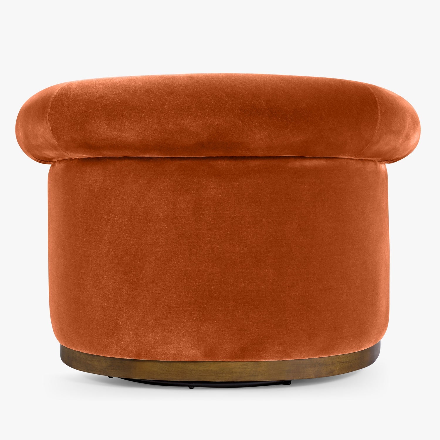 Co. House Designs Gracie Rust Swivel Chair