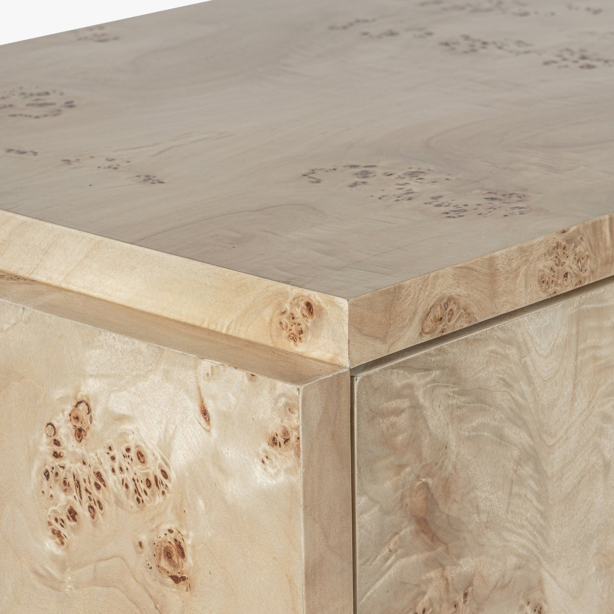 Close-up detail of the Co. House Designs Wesley Burl Light Buffet (view 3)