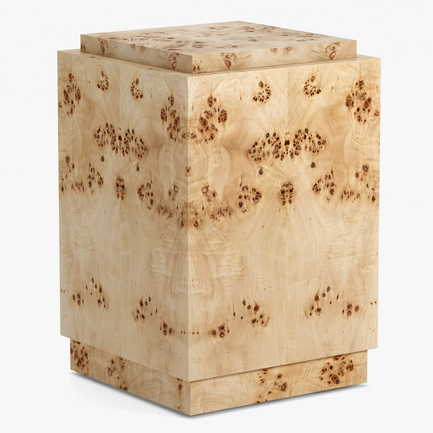 Co. House Designs Wesley Light Burl Plinth product view
