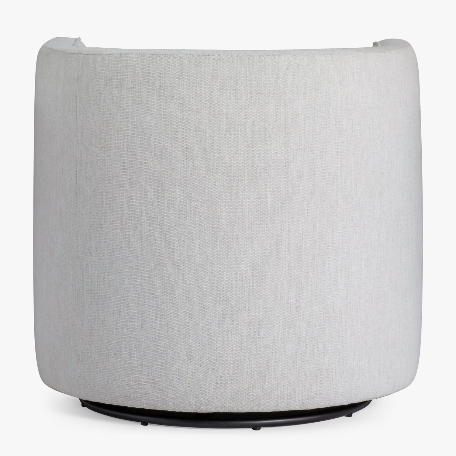 Co. House Designs Santo White Swivel Chair