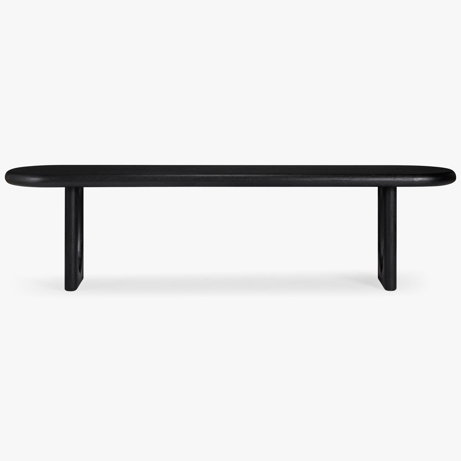 Co. House Designs Eva Oak Black Dining Bench