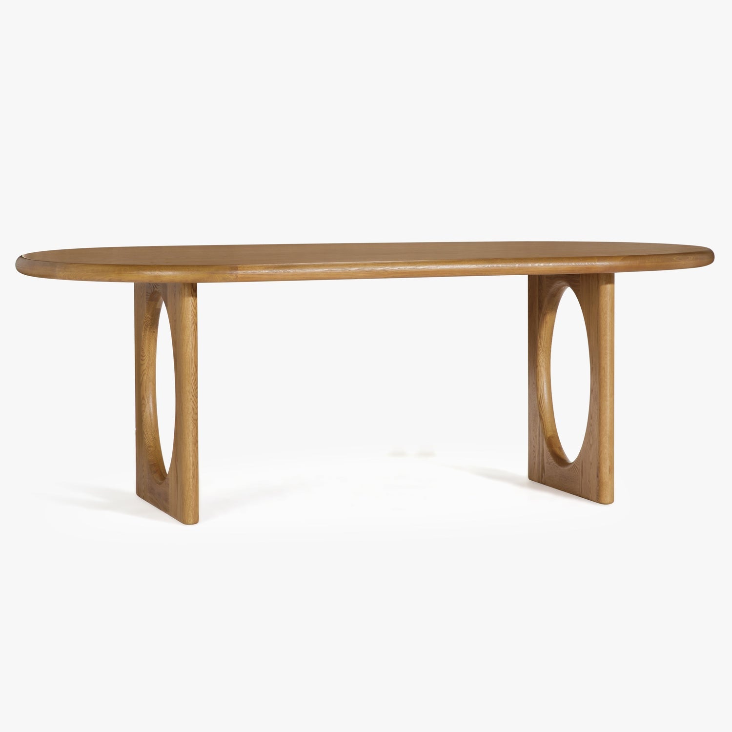 Co. House Designs Eva Oak Dark Dining Table
