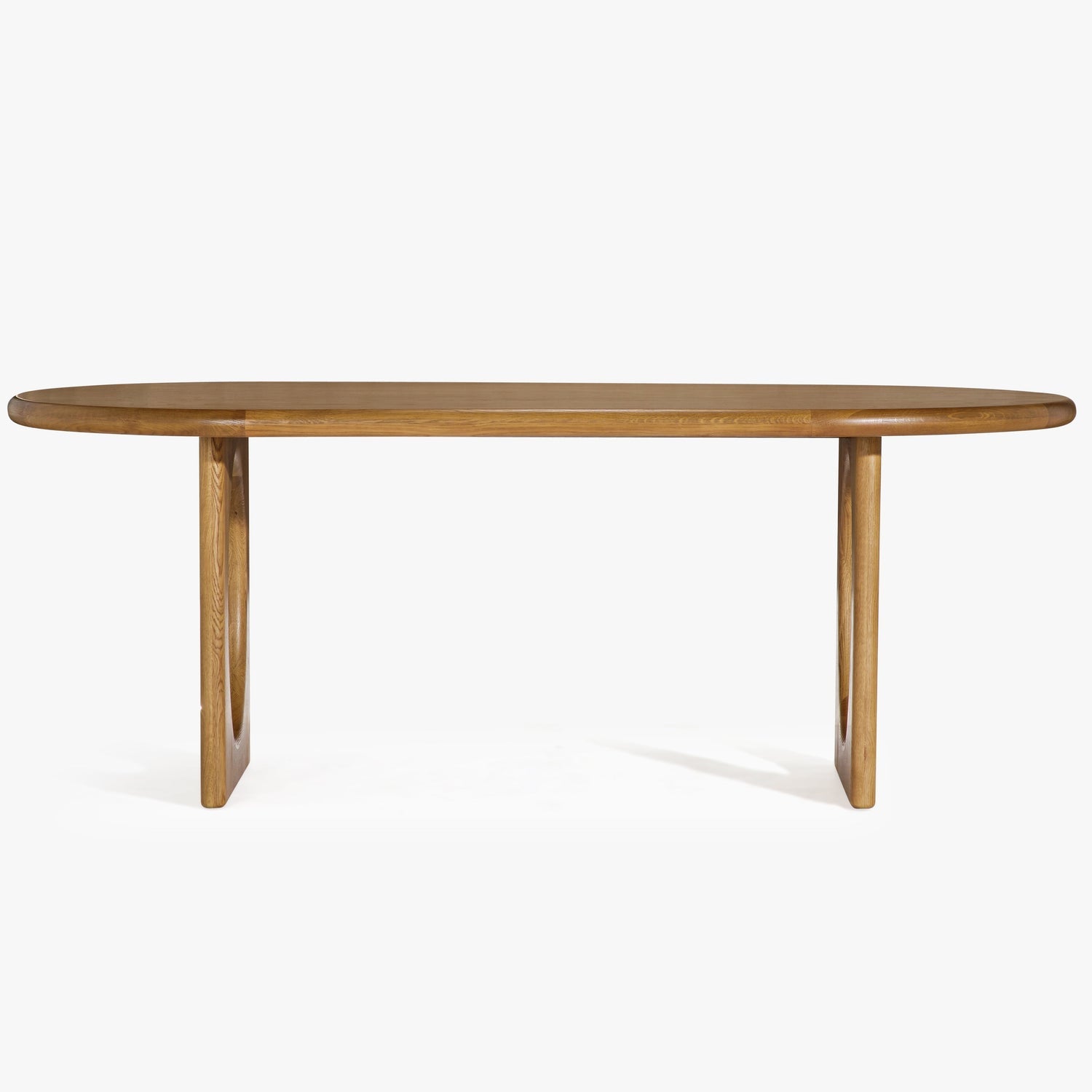 Co. House Designs Eva Oak Dark Dining Table