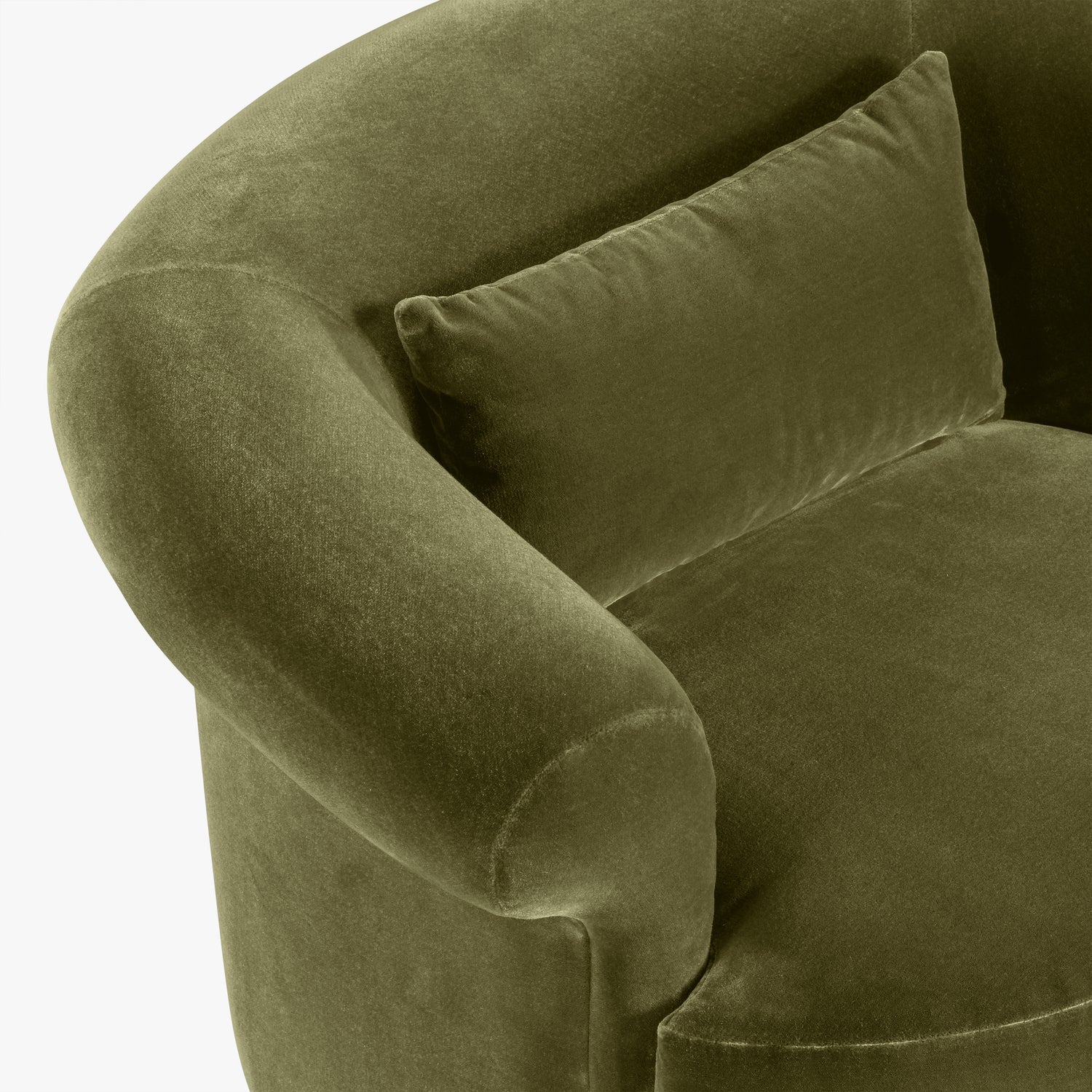 Co. House Designs Gracie Balsam Swivel Chair