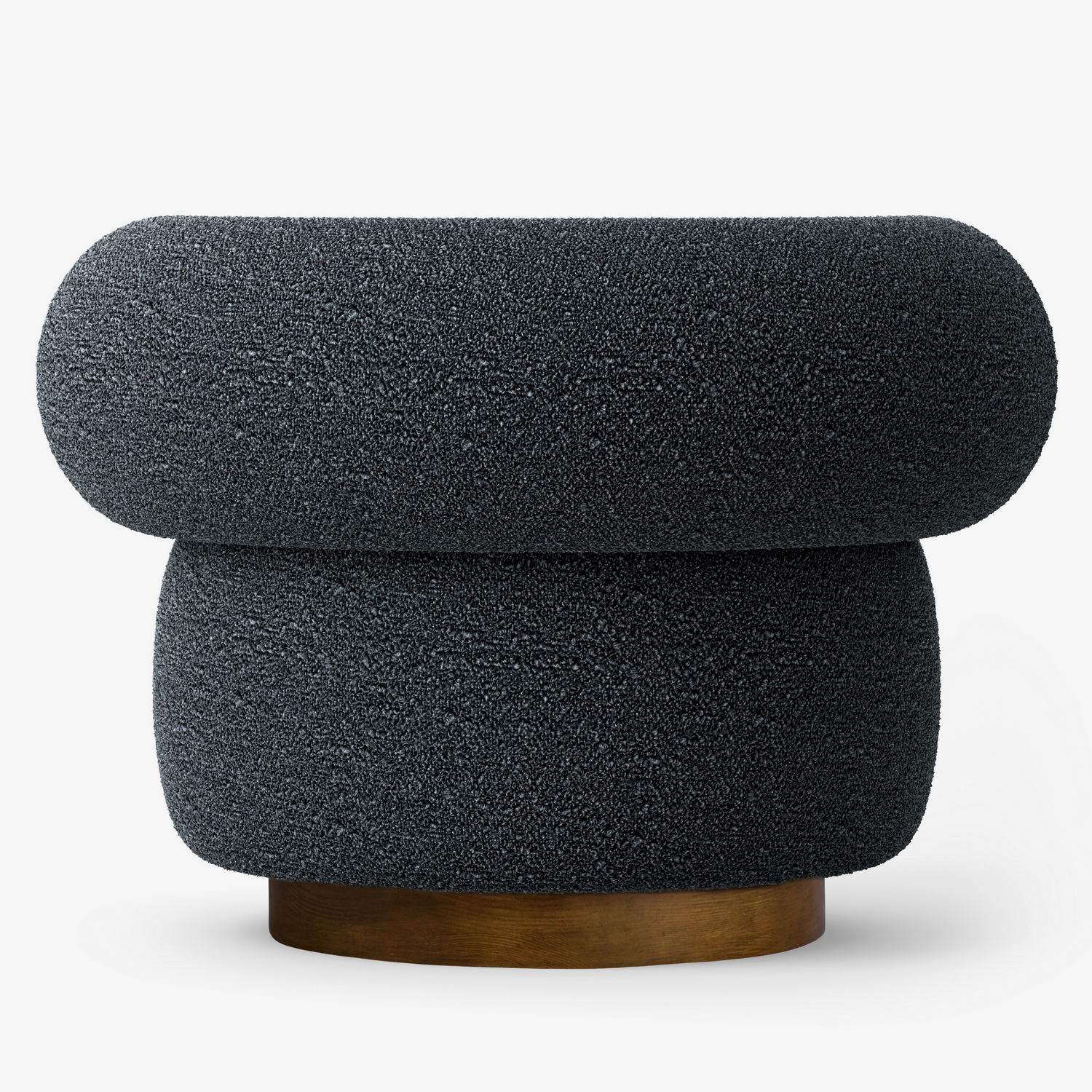 Co. House Designs Aubrey Black Olive Swivel Chair
