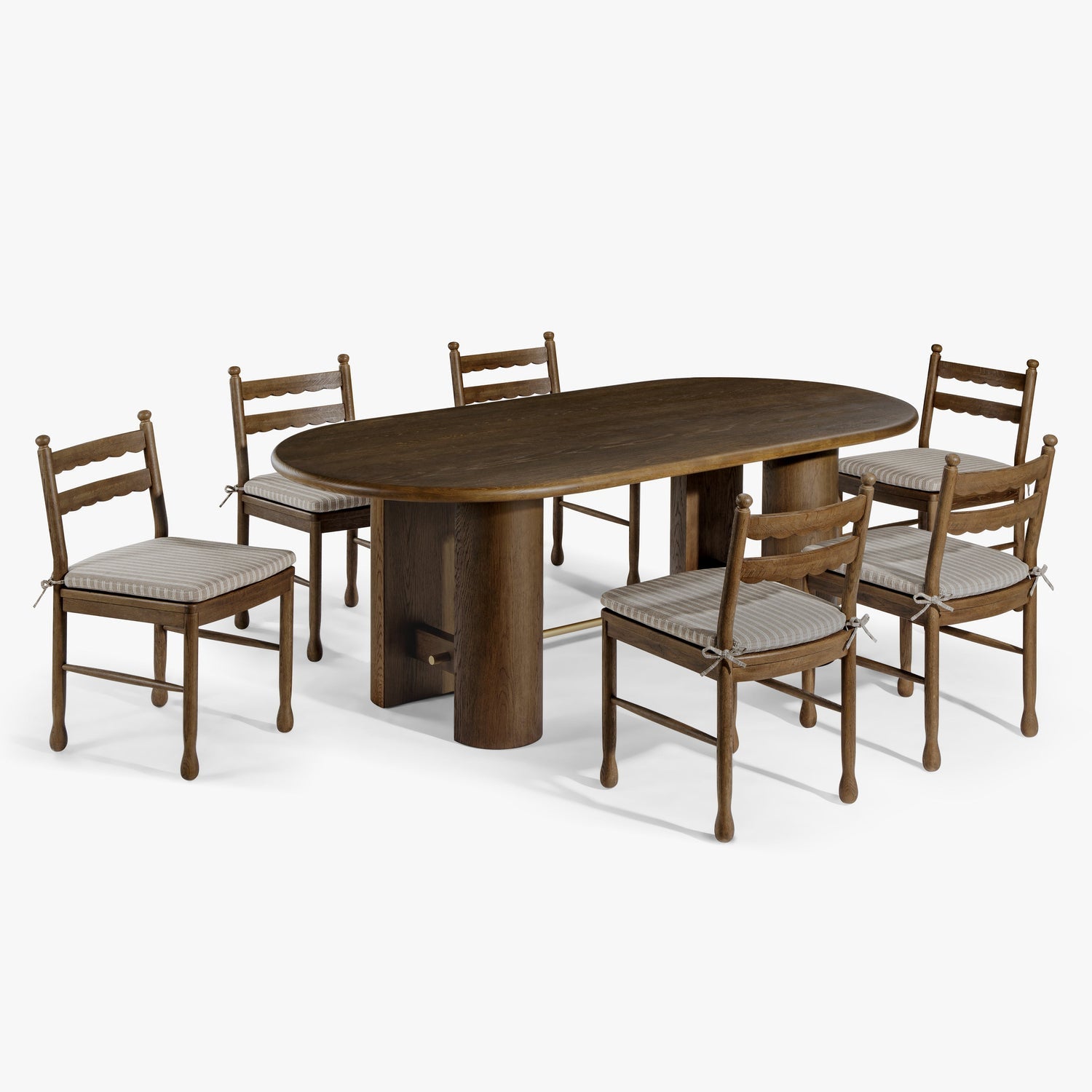 Black Birch Homes x Co. House Designs Declan Dark Oak Dining Chair Set of 2