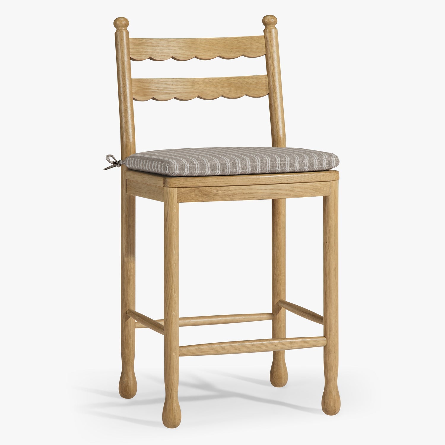 Black Birch Homes x Co. House Designs Declan Light Oak Counter Stool Set of 2