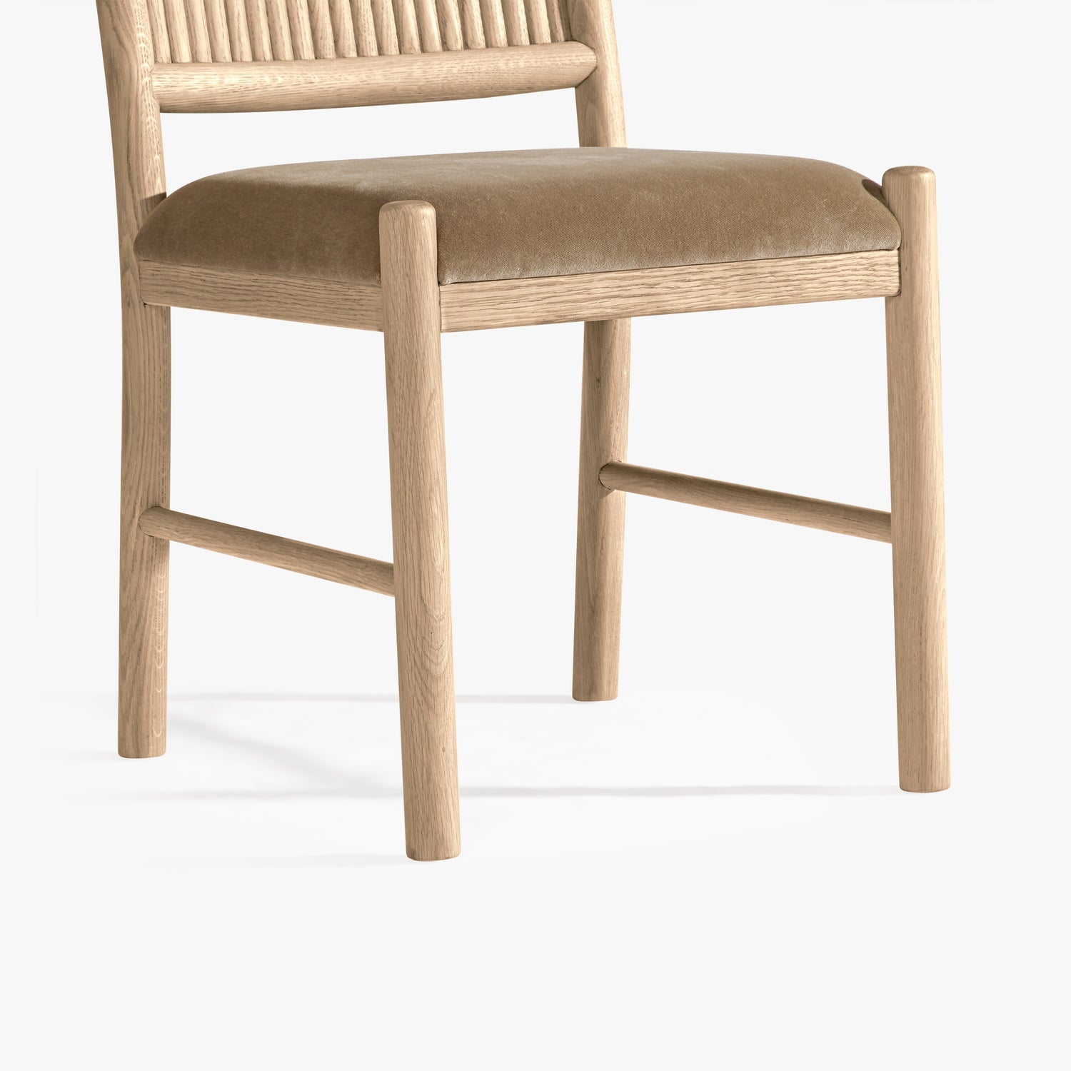 Black Birch Homes x Co. House Designs Bennett Light Oak Dining Chair Set of 2