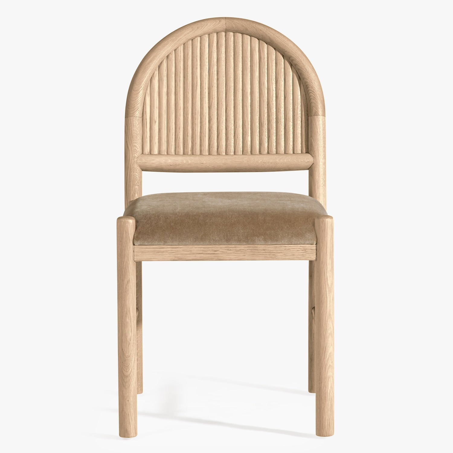 Black Birch Homes x Co. House Designs Bennett Light Oak Dining Chair Set of 2