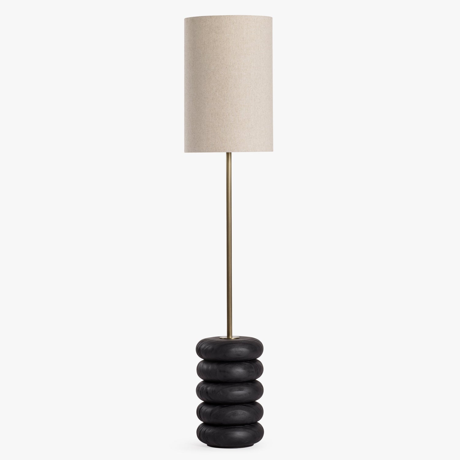 Co. House Designs Sandia Black Floor Lamp