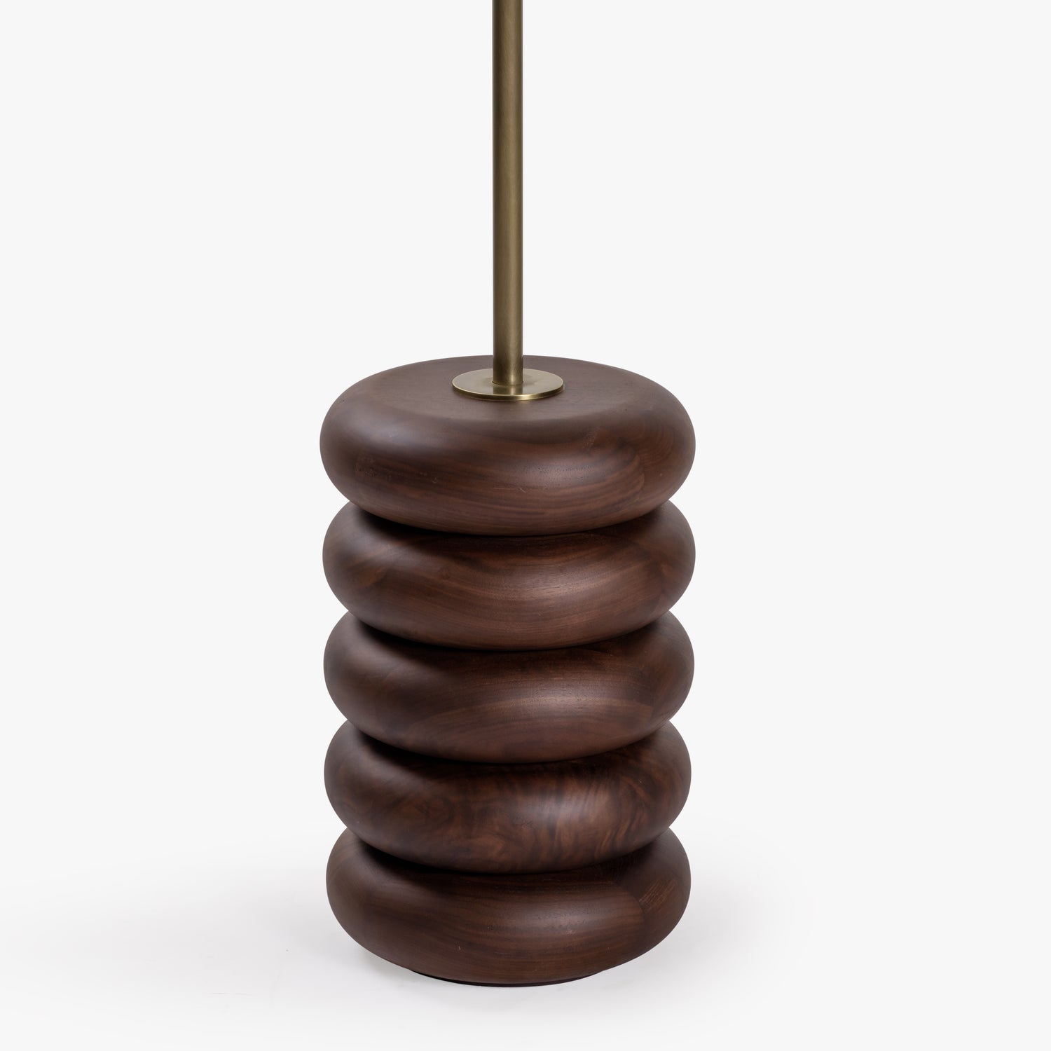 Co. House Designs Sandia Walnut Floor Lamp