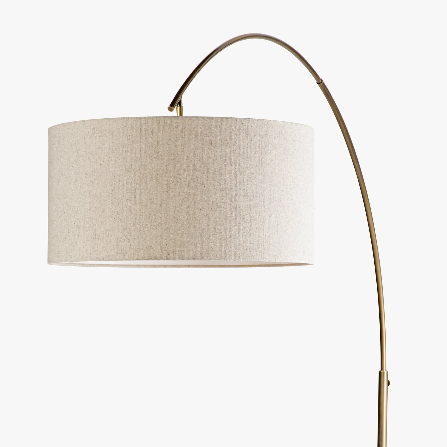 Co. House Designs Sandia Arc Walnut Floor Lamp