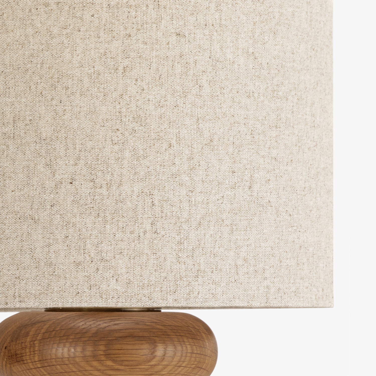 Co. House Designs Sandia Oak Wood Natural Small Table Lamp
