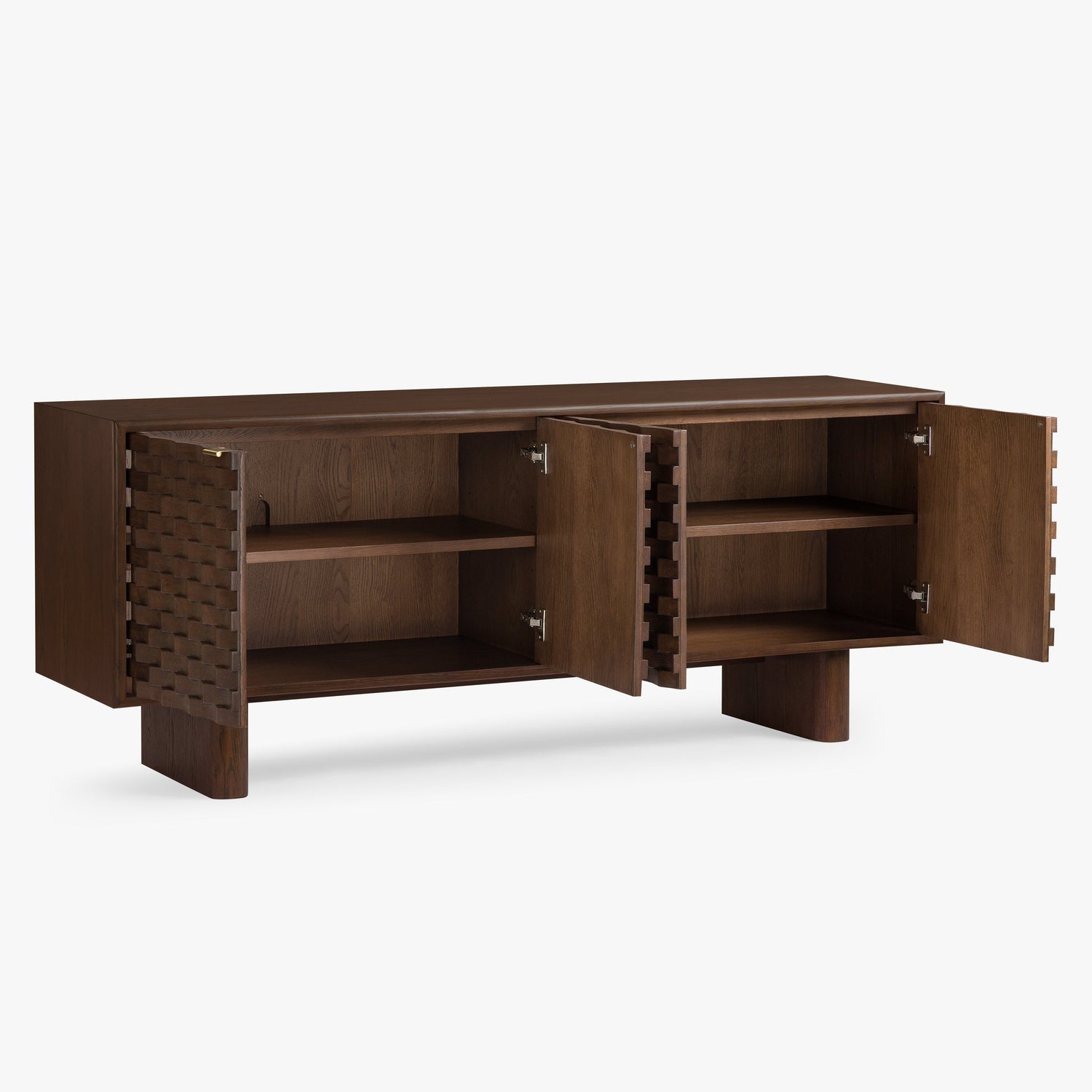 Co. House Designs Lani Oak Dark Walnut Buffet